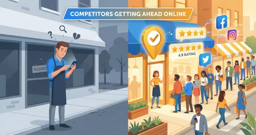 Competitors getting ahead online